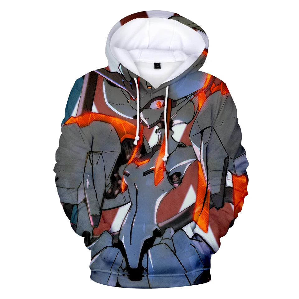 

Luxury Dear Frank Hoodies Sweatshirts Pullovers 3D Hoodies Darling in The Franxx Sweatshirt Men/women Hooded Anime 3D Print
