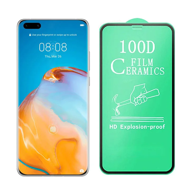 Soft Ceramic Film for Huawei P40 Lite P40Lite E P40 Pro p40pro P 30 HD Matte Frosted Screen Protectors Full Cover Film Not Glass