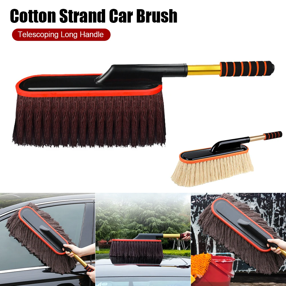 

Car Duster Exterior with Telescoping Handle Car Cleaning Tool Dust Remover No Lint Scratch Cleaning Brush for Car Home Dusting