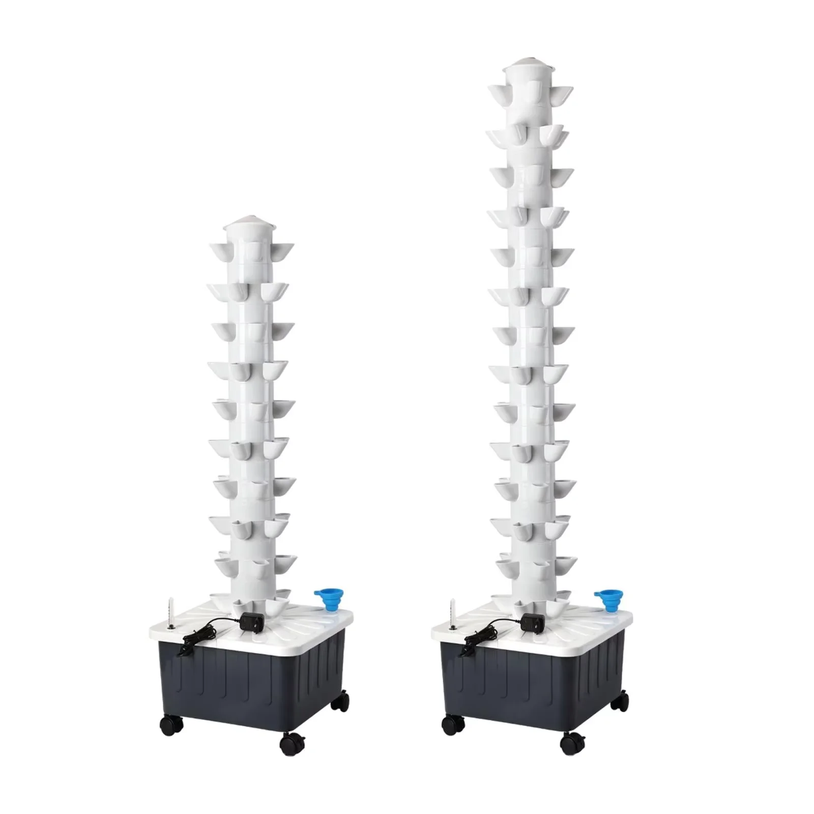 

Вертикальная гидропонная башня для растений из пластика