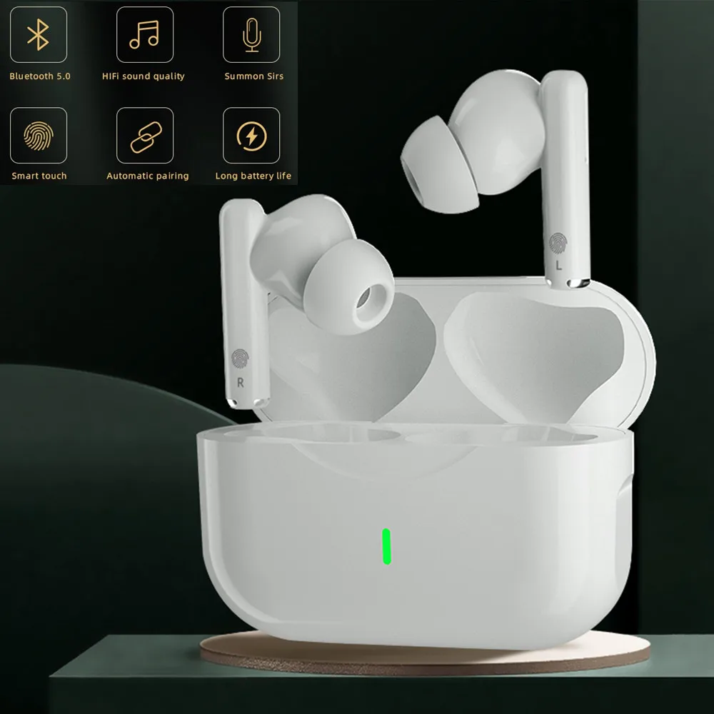 

Bluetooth Earphones with Charging Case Sports Earphone Waterproof Earbuds for Smartphones Handsfree Headset Wireless Headphones