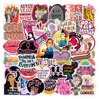 103050pcs feminist movement cartoon graffiti stickers laptop handbooks diary kids toys suitcase diy phone desk decal stickers