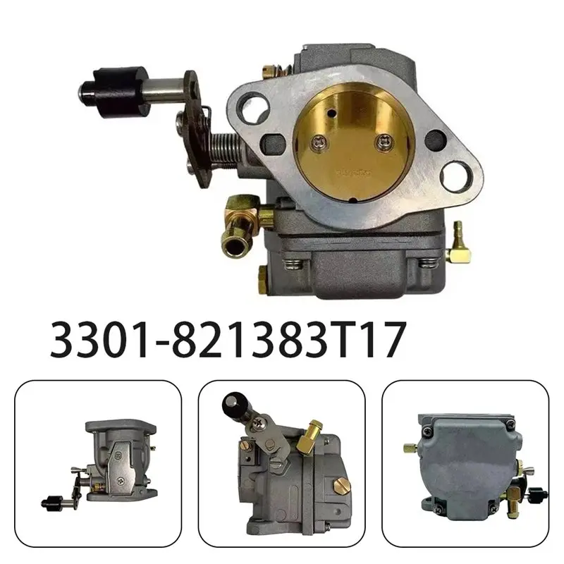 Фото 【ЭФФЕКТИВНЫЙ】Карбюратор для 2-тактного подвесного двигателя Mercury Mercruiser Quicksilver 821383T17, 30 л.с., 40 л.с., номер детали 3301-821383T1 №3