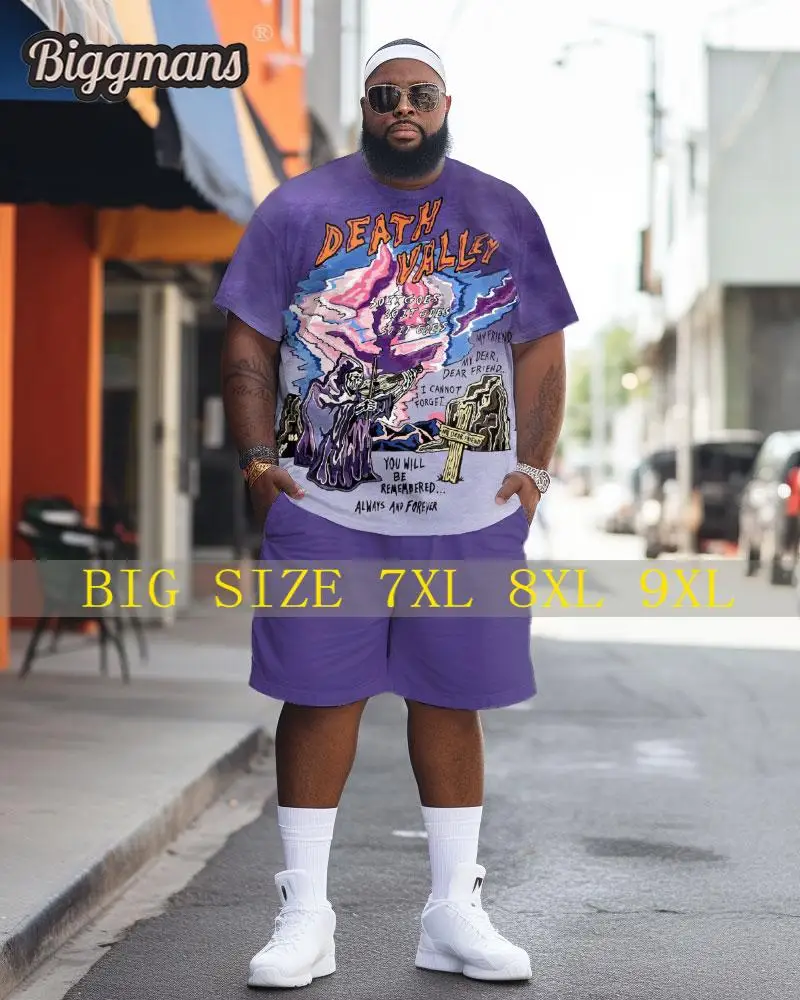 Мужская футболка с коротким рукавом и принтом