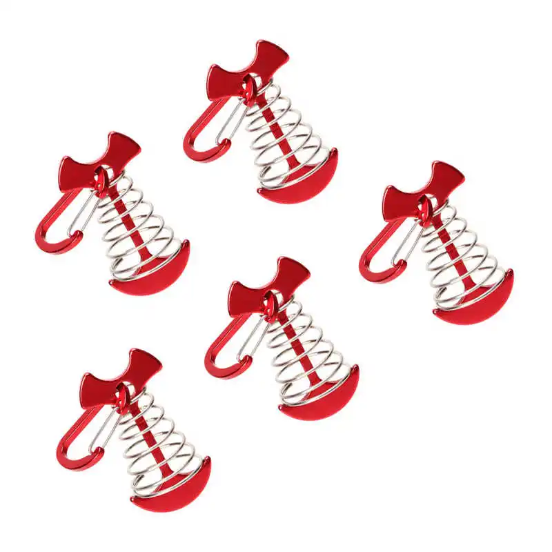 Купи Fishbone Deck Anchor Pegs Fishbone Tent Stakes Red for Outdoor Entertainment за 417 рублей в магазине AliExpress