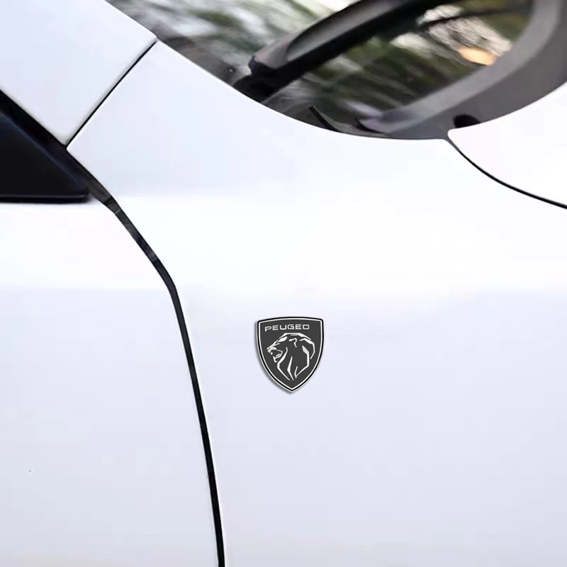 Металлическая Наклейка на заднюю панель автомобиля для Peugeot Lion Badge 107 308 306 106 206 208 307