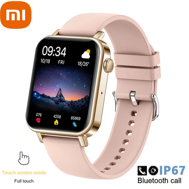 

XIAOMI Women Smart Watch Men Full Touch Screen Bluetooth Call Health Reminder Fitness Tracker IP67Waterproof Smartwatch