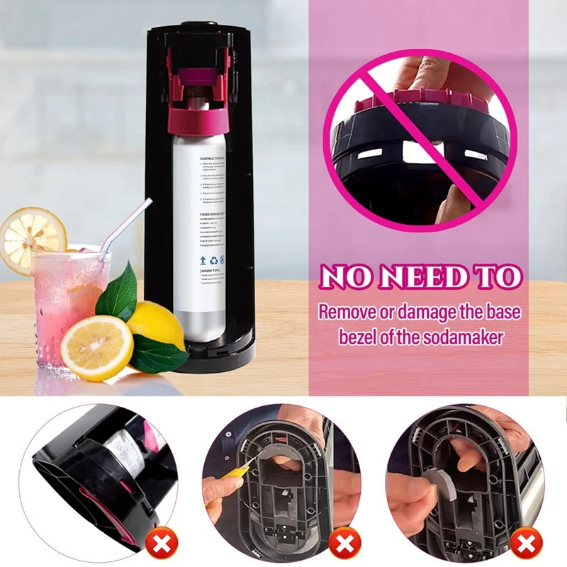 Быстрый адаптер CO2 для Soda Duo/Terra/Art/E-Duo/Crystal 3.0 с трапециевидной резьбой TR21-4