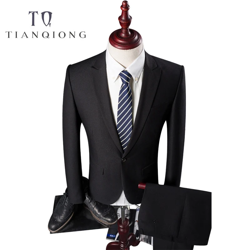 TIAN QIONG недорогой мужской костюм новейший дизайн брюк облегающие мужские костюмы
