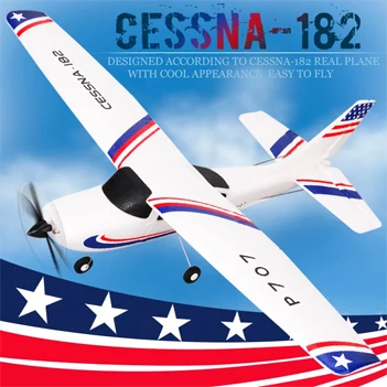 Фото Parkten WLtoys F949 2,4G 3CH Cessna 182 Micro RC самолет BNF без передатчика стандартная игрушка для возраста 14 + подарок для детей №4