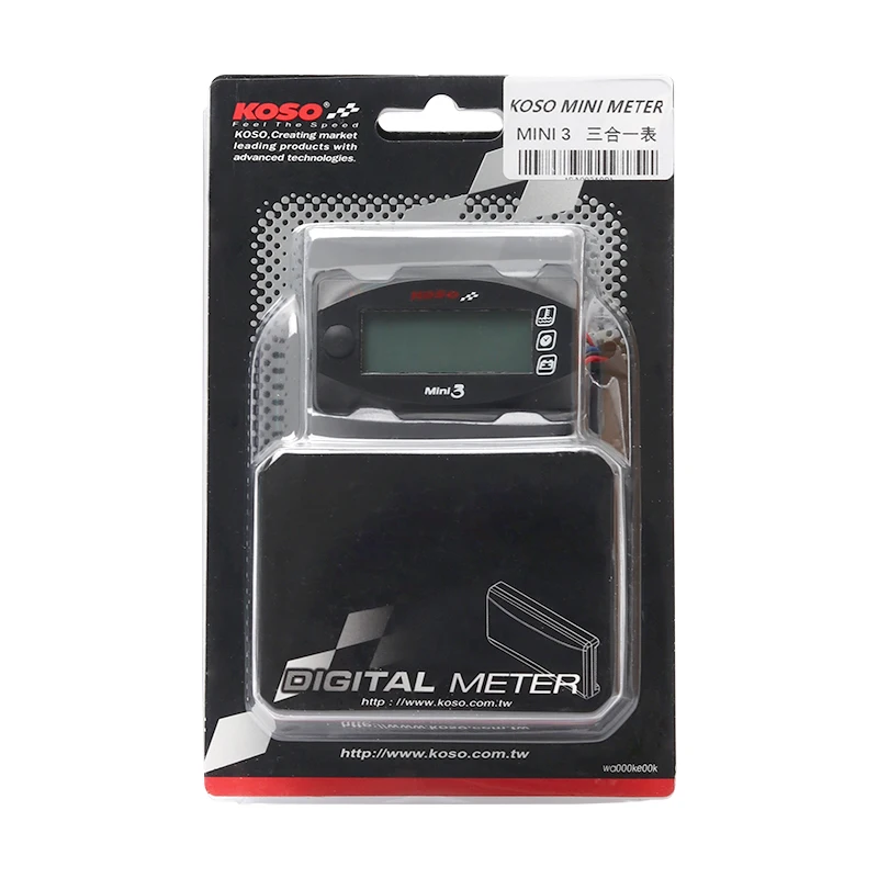 Универсальный Мотоциклетный Тестер Температуры Воды Koso 3-в-1 С Дисплеем Времени И