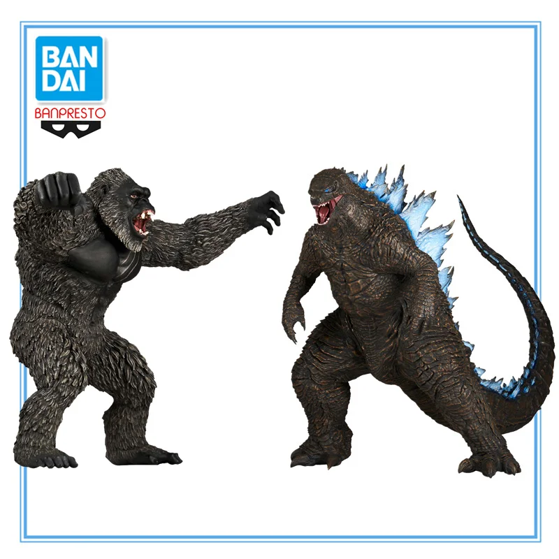 Оригинальные фигурки героев мультфильма Banpresto King Kong Vs. Godzilla из ПВХ коллекционная