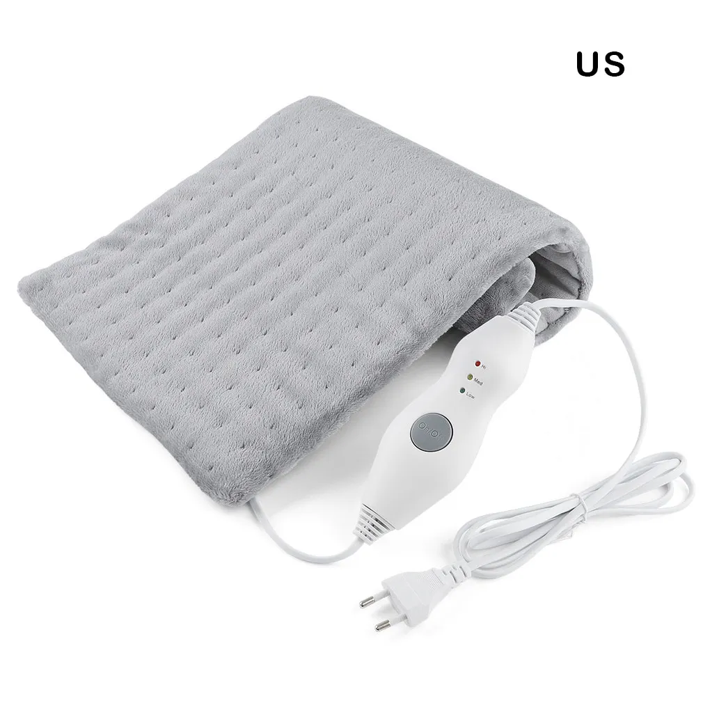 

Pad Heating 60x30cm Velvet Warm Therapy Crumby 60x30cm Blanket Electric Comfortable Quilt Solid European Standard