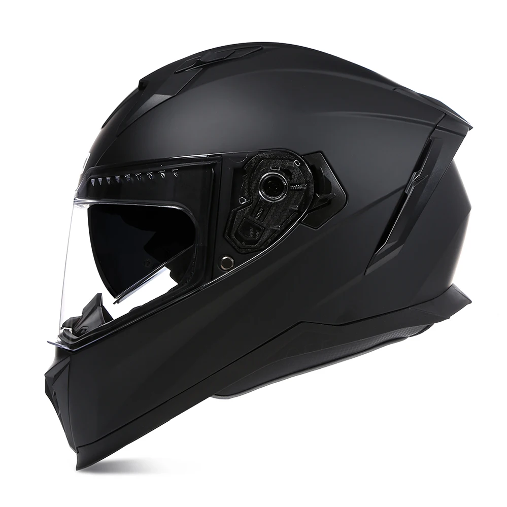Защитный мотоциклетный шлем с двойной линзой анфас новый одобренный ECE DOT Casco Capacete