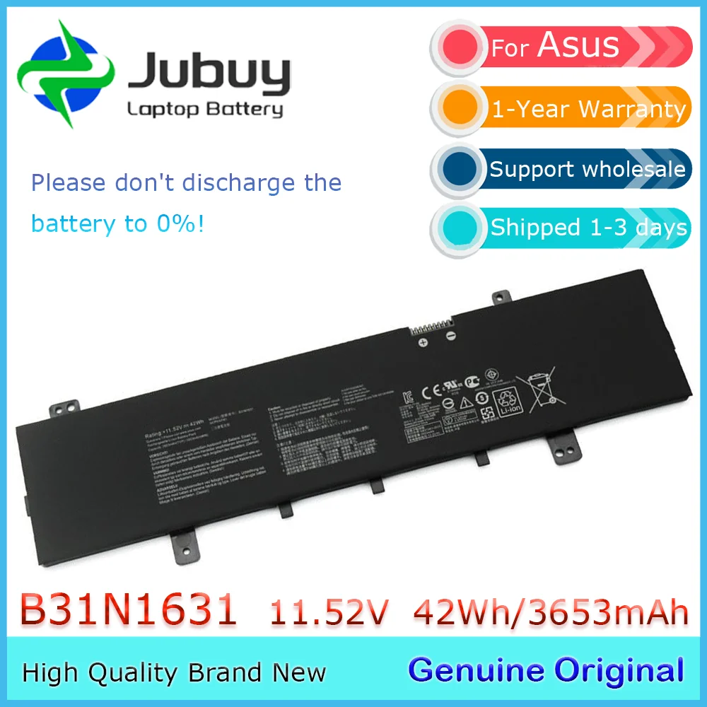 B31N1631 Оригинальный аккумулятор для ноутбука ASUS VivoBook 15 X505BA X505BP A505BA A505BP F505BA 3ICP5/57/81