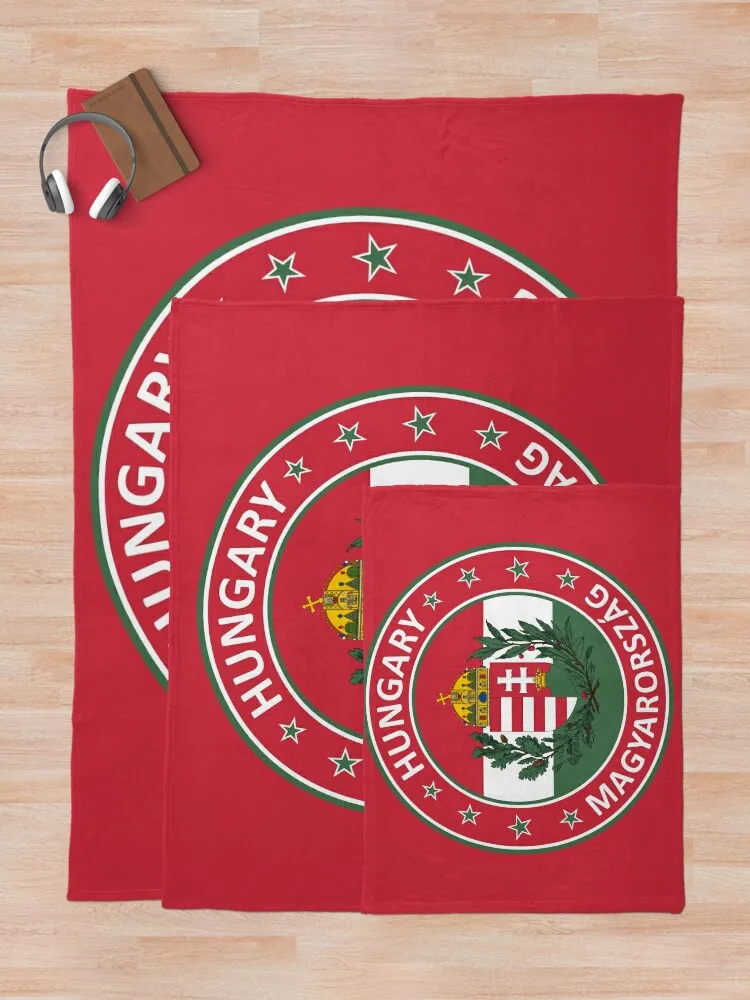 Венгрия Magyar hadiahag дизайн с флагом Венгрии и гербом Плед Одеяло Фаршины