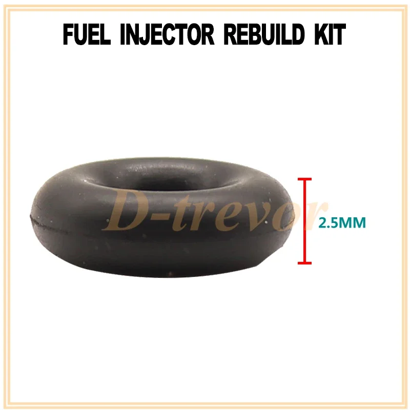 100 шт. резиновое уплотнение топливной форсунки 16 8*6 6*2 5 мм для Toyota RAV4 Avensis 1AZFSE 23250-28030