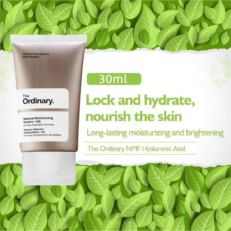 

Ordinary Natural Moisturizing Factor + HA Hyaluronic Acid Deep Hydrating Smooth and Nourishing Skin