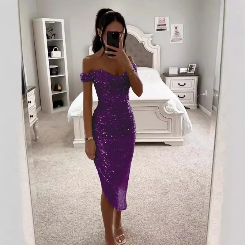 Женские макси-платья из полиэстера и хлопка