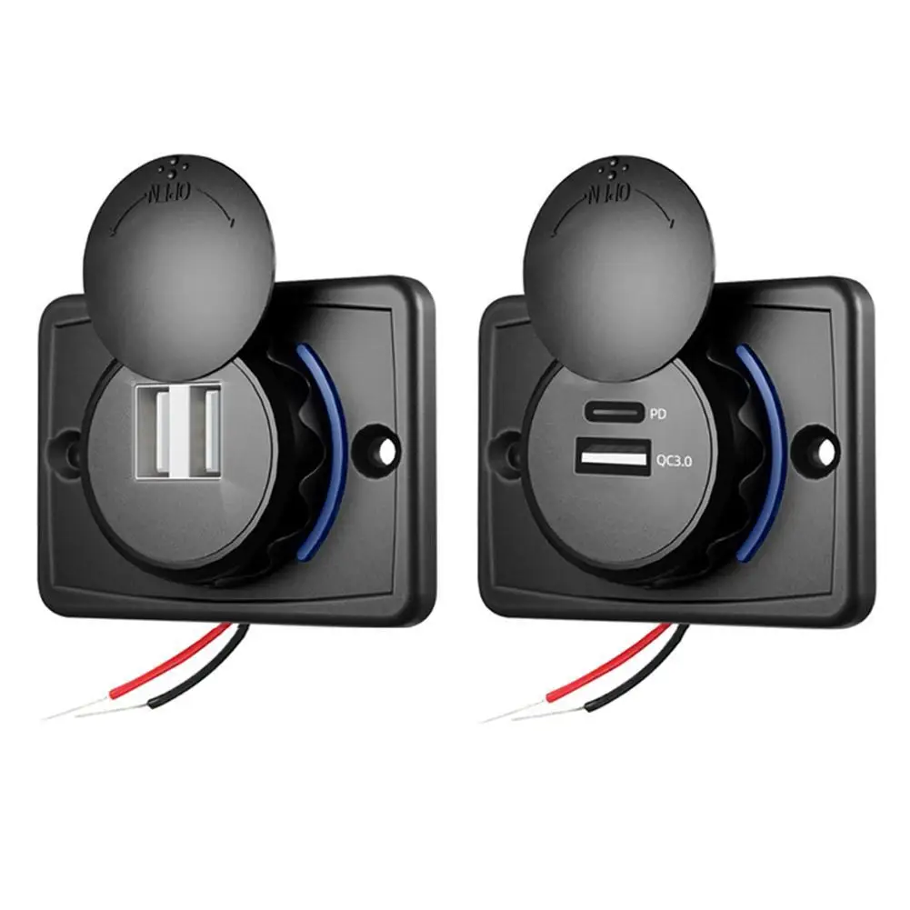Power Outlet Waterproof For Most 12v/24v Vehicles