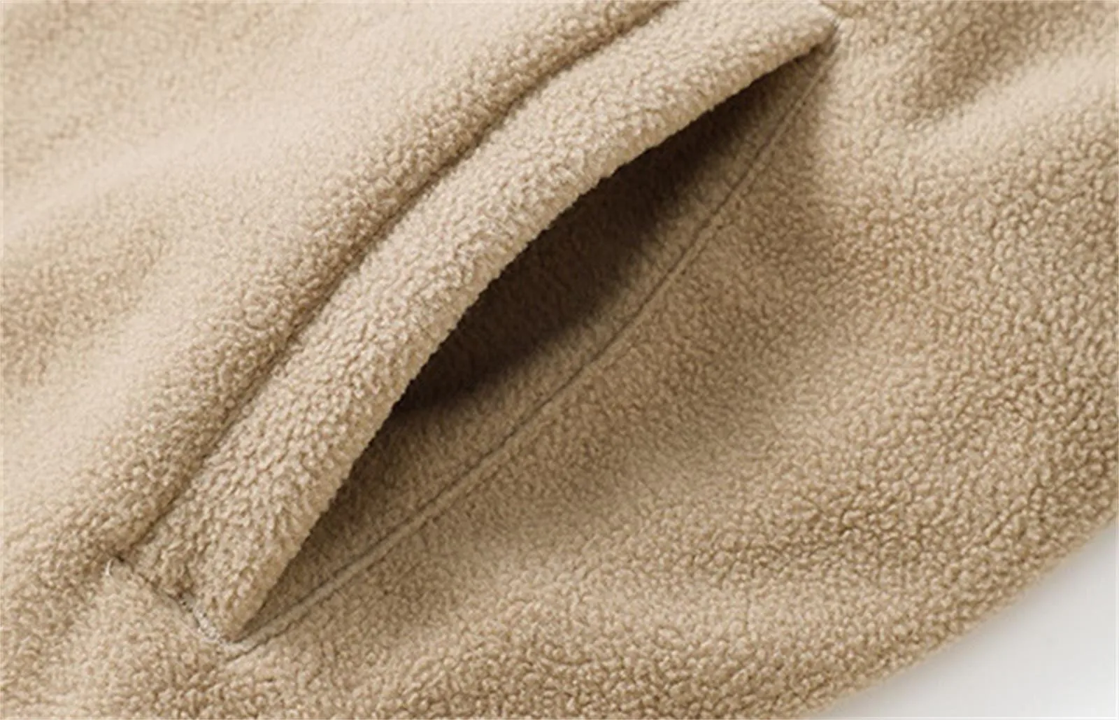 Мужская Флисовая куртка с воротником-стойкой удобная и универсальная свободная