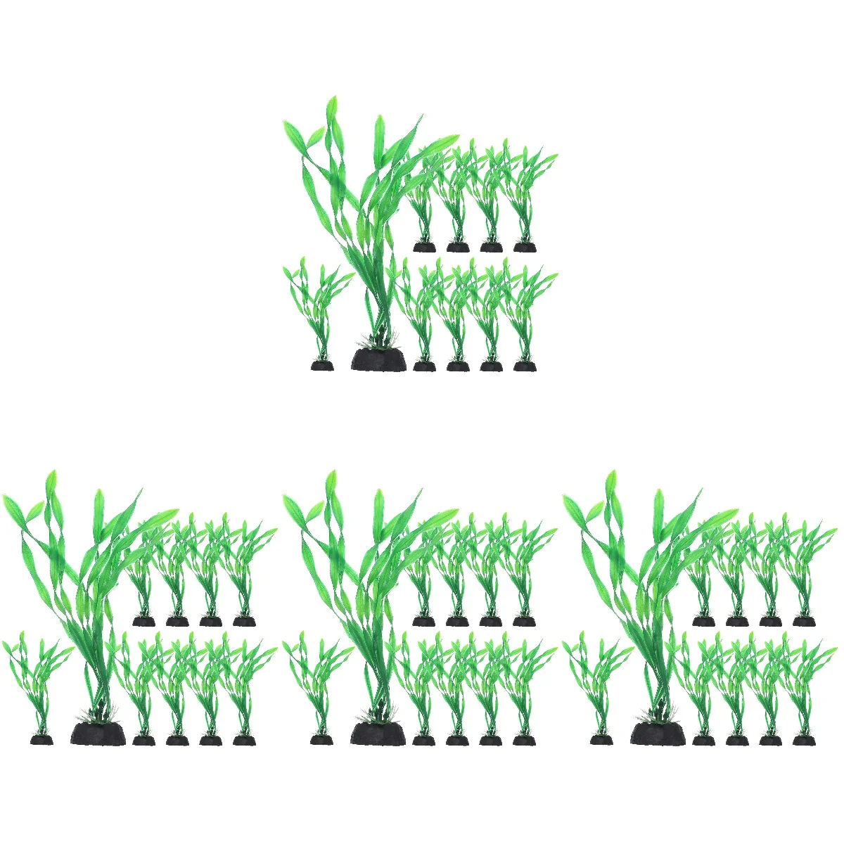 

40 Pcs Fake Aquarium Grass Delicate Aquarium Decorative Fake Aquarium Supply