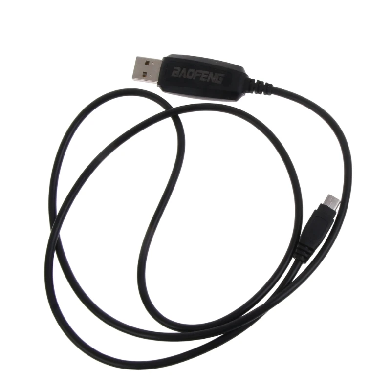 Upgraded USB Programming Cable Walkie-Talkie Programming Cable with Driver-CD Lightweight Suitable for BF-T1 BF-9100