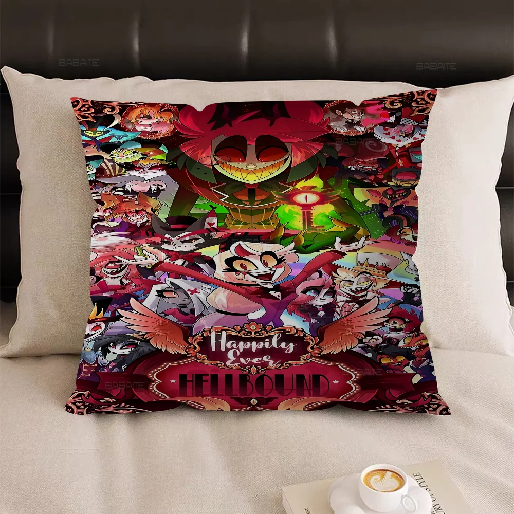 Холст Картина Мультфильм H-Helluva Boss Чехлы для подушек 30x50 Полиэстер Диванные