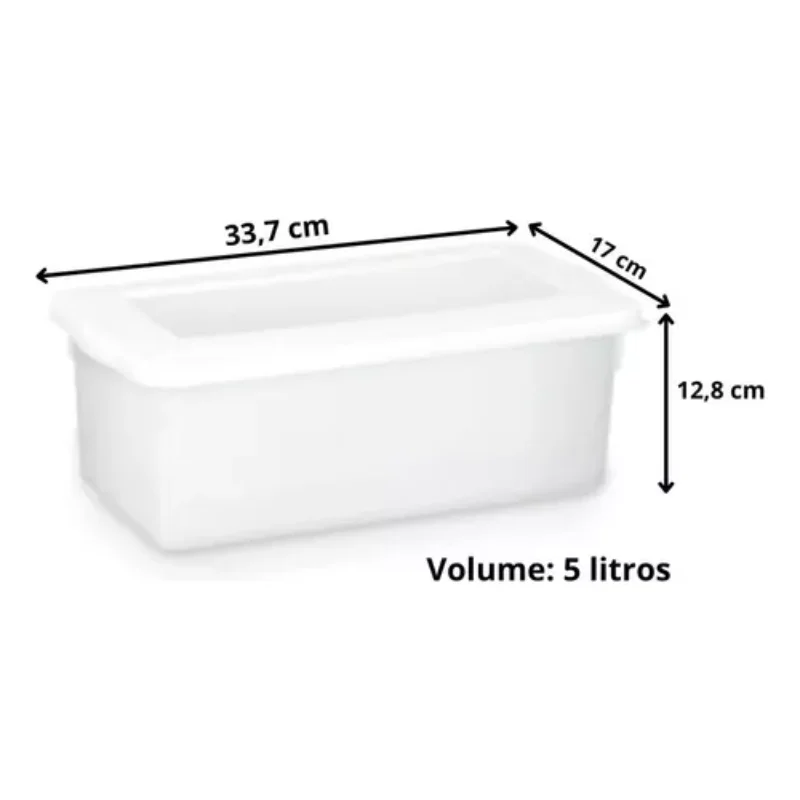 10 Und. Декоративная коробка-органайзер с крышкой 5 л 0510 шт.