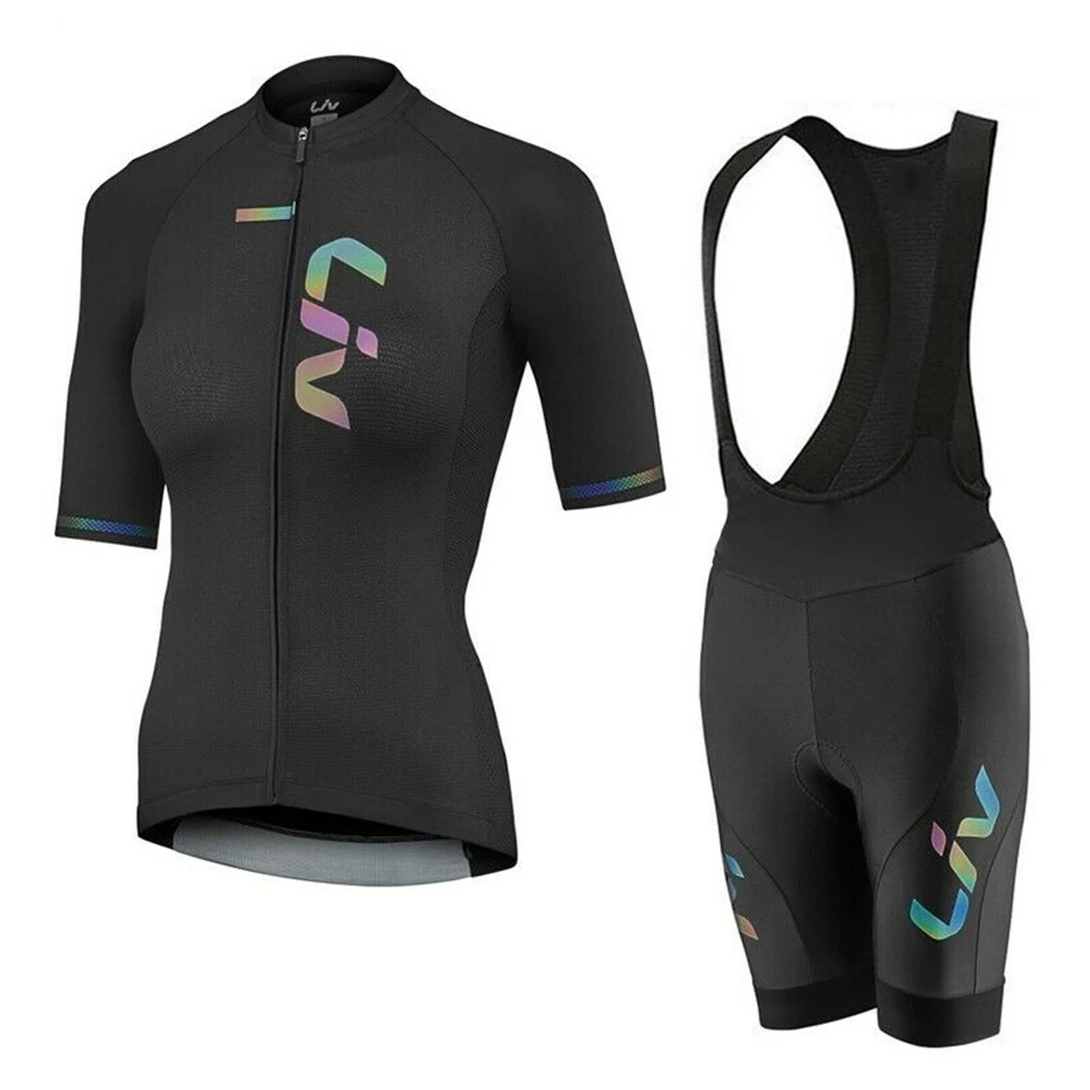 

LIV 2023 Summer Short Sleeve Women Cycling Jersey set Breathable Outdoor Bike Clothes Ropa Ciclismo MTB Bicycle Cycling Clothing