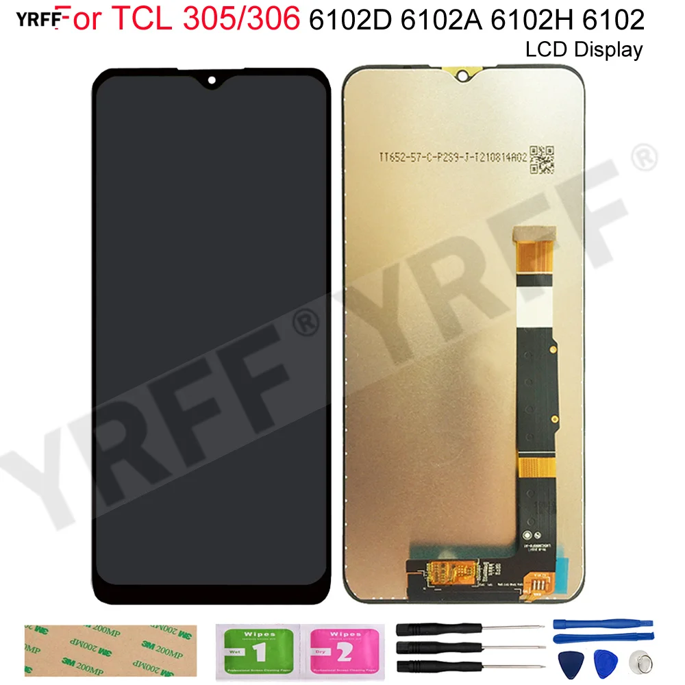 

For TCL 305/306/ 205 4187H LCD Display +Touch Screen Digitizer Assembly 6102 6102D 6102A 6102H LCD Screens Replacement Parts