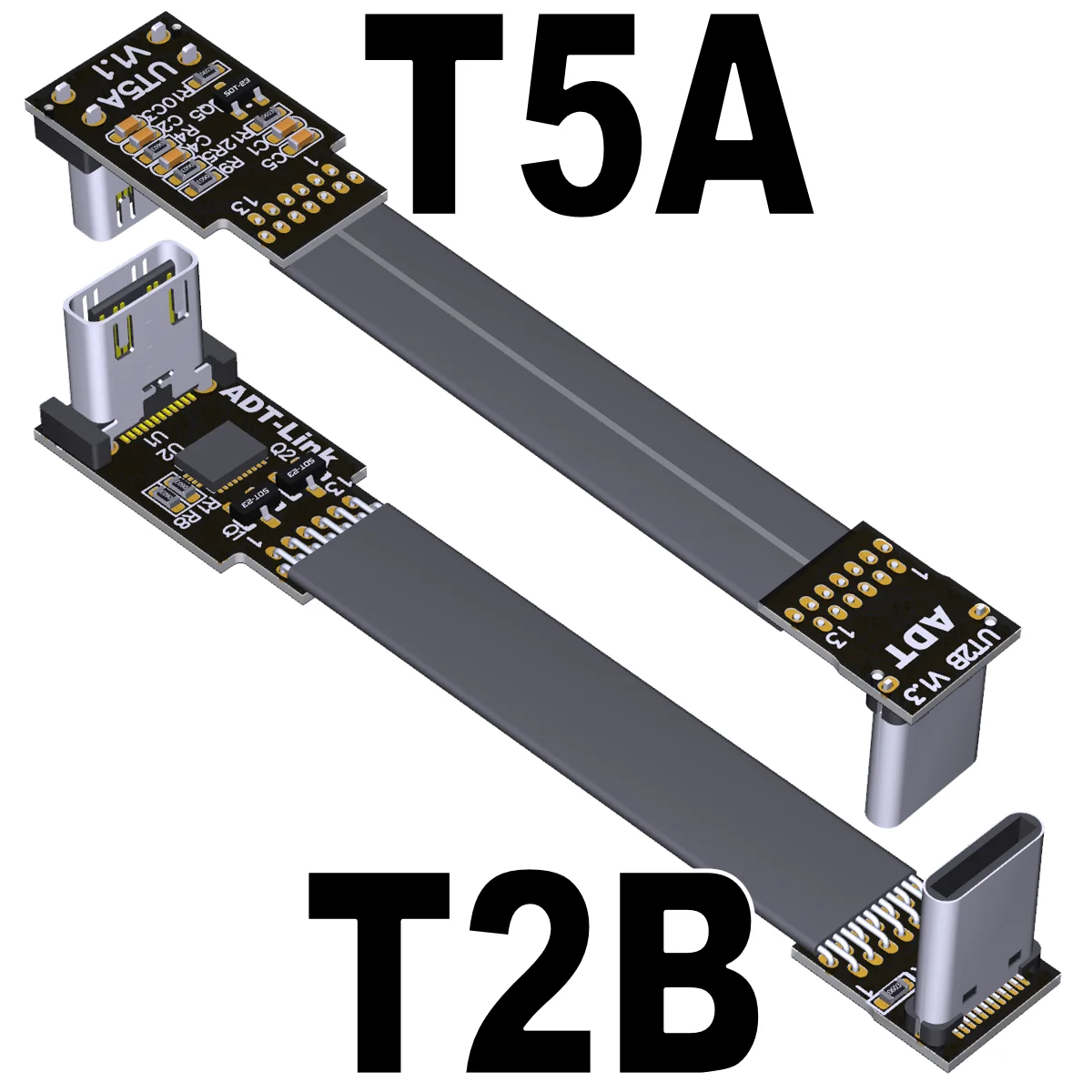 Фото FPV 10 Гбит/с USB 3,1 Type-C USB-C 90 градусов адаптер 5-300 см FPC лента плоский Type C USB C кабель для мультикоптера аэрофотосъемки №5