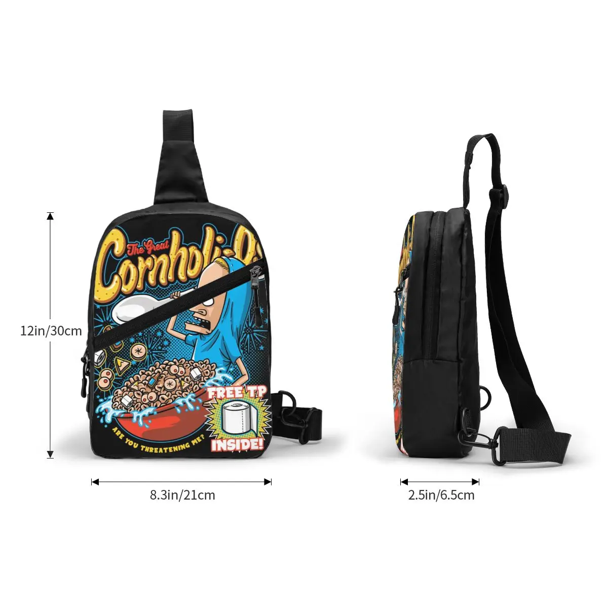 Cornholi Os Beavis и Butthead нагрудная сумка с рисунком из мультфильма мотоциклетные сумки