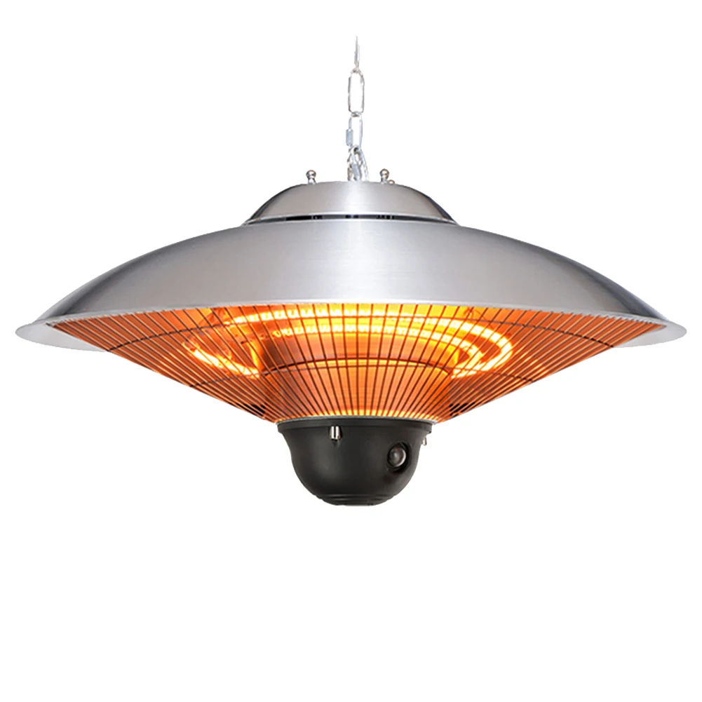 

Heater Outdoor Heater Ceiling Type Carbon Fiber Heater Hanging Waterproof Heating Lamp (2200W),EU Plug