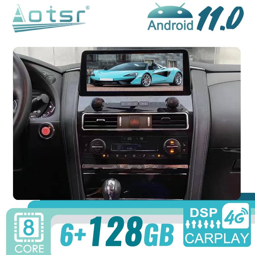 

Головное устройство DSP для Nissan Armada патруль Royale SL Y62 QX80 QX56 автомобильный Android плеер аудио радио мультимедиа GPS Навигация стерео