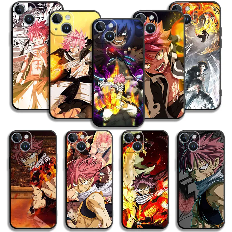 

Soft Silicone Cover Phone Case For iPhone 14 13 12 11 Pro Max 6 6S 7 8 Plus X XS XR 12 13 Mini Shell Anime Fairy Tail