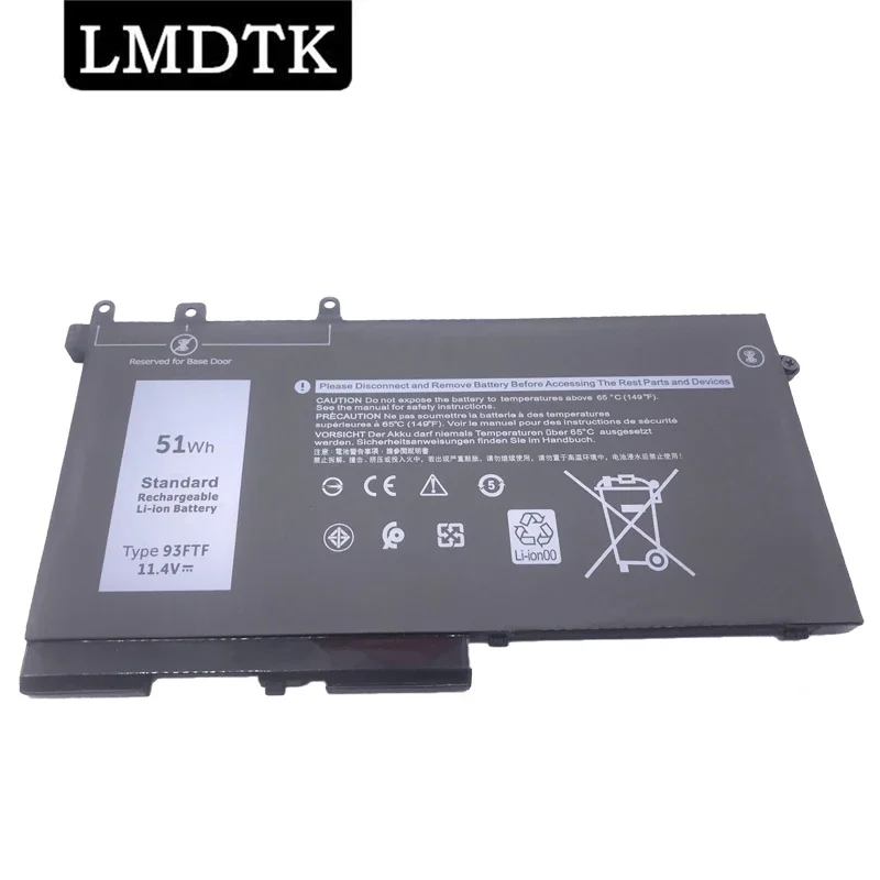 LMDTK Новый аккумулятор для ноутбука 93FTF Dell 5480 5490 5580 5590 5495 5491 M3520 M3530 E5480 E5490 E5580 E5590 4YFVG 11
