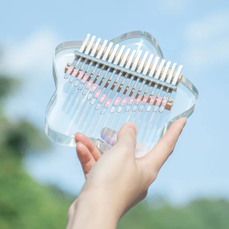 Клавиатура Kalimba для начинающих музыкальная с 17 клавишами 21 клавиша