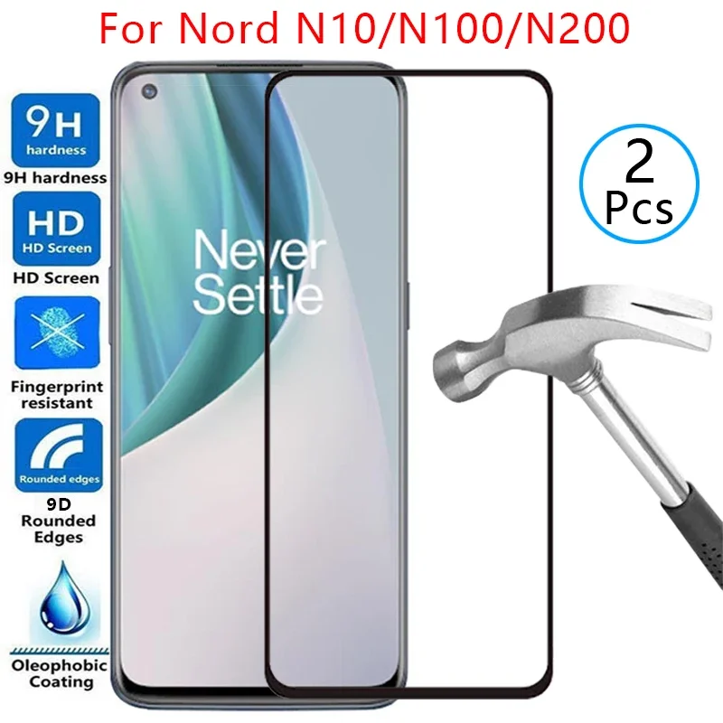 Чехол из закаленного стекла для oneplus nord n10 n100 n200 5g чехол на one plus nordn10 nordn100 n 10 100 10n 100n