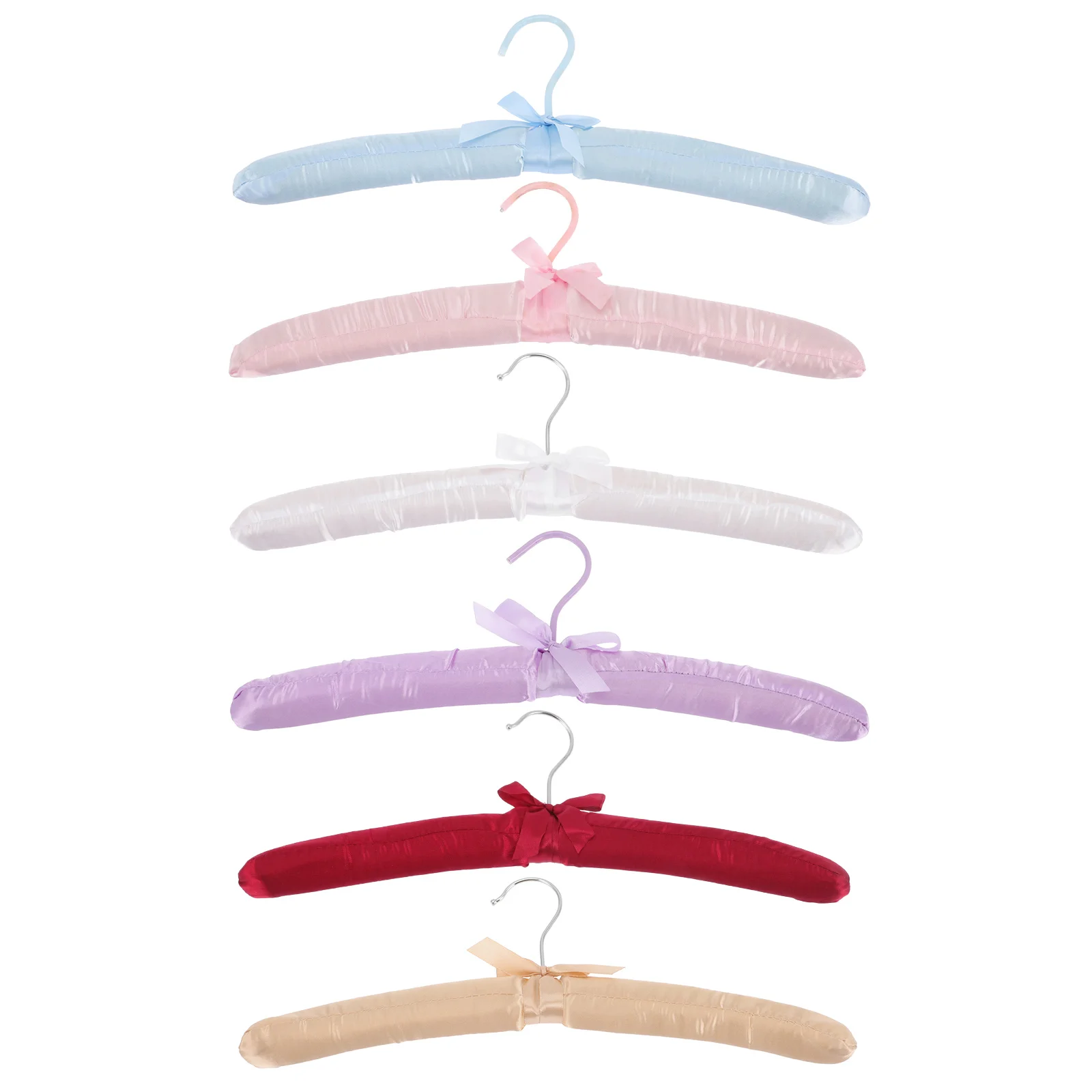 

6Pcs Suit Hangers Clothing Storage Racks Padded Clothes Hanger Clothes Shop Hanger
