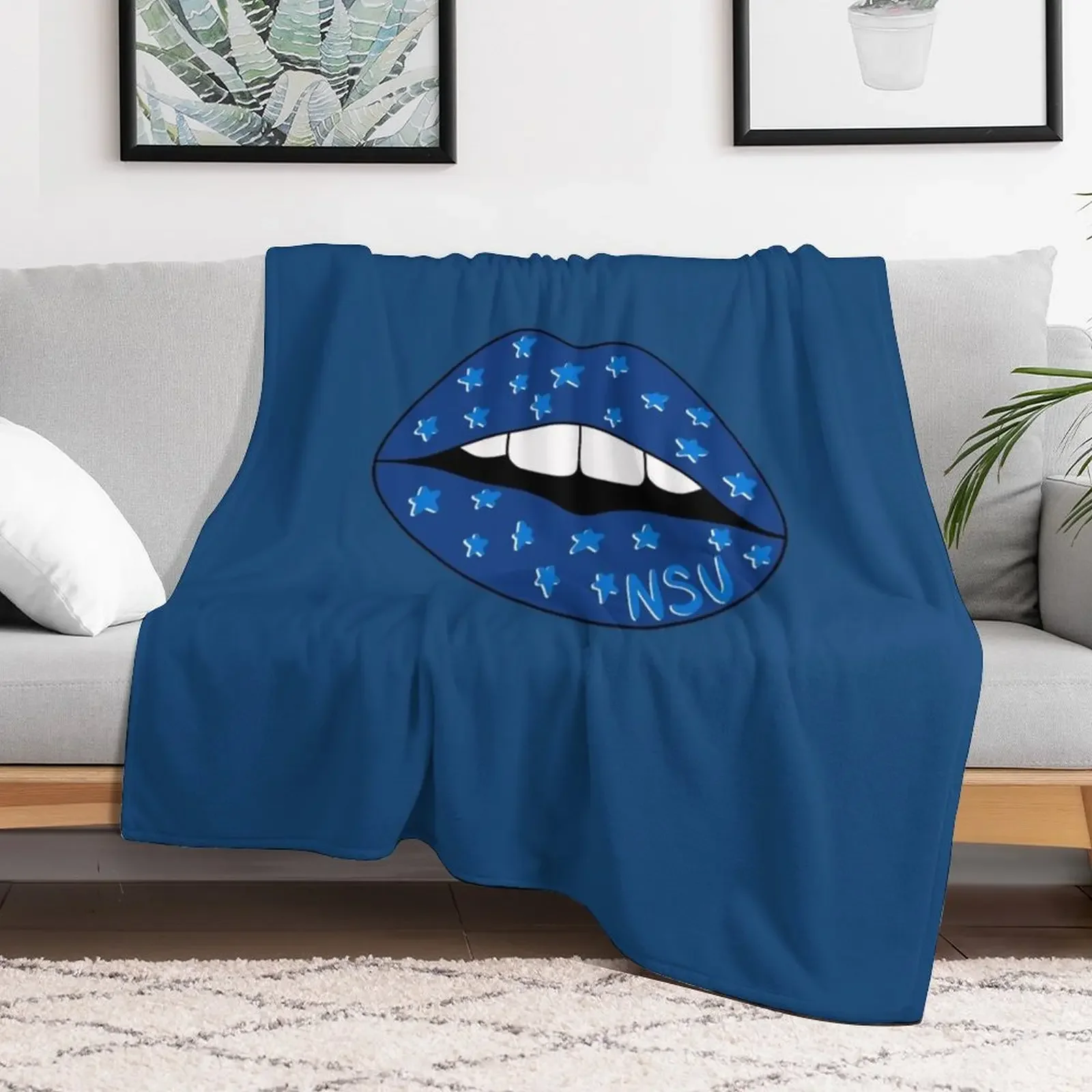Одеяло для губ Nova Юго-Восточного университета декоративного дивана мягкие
