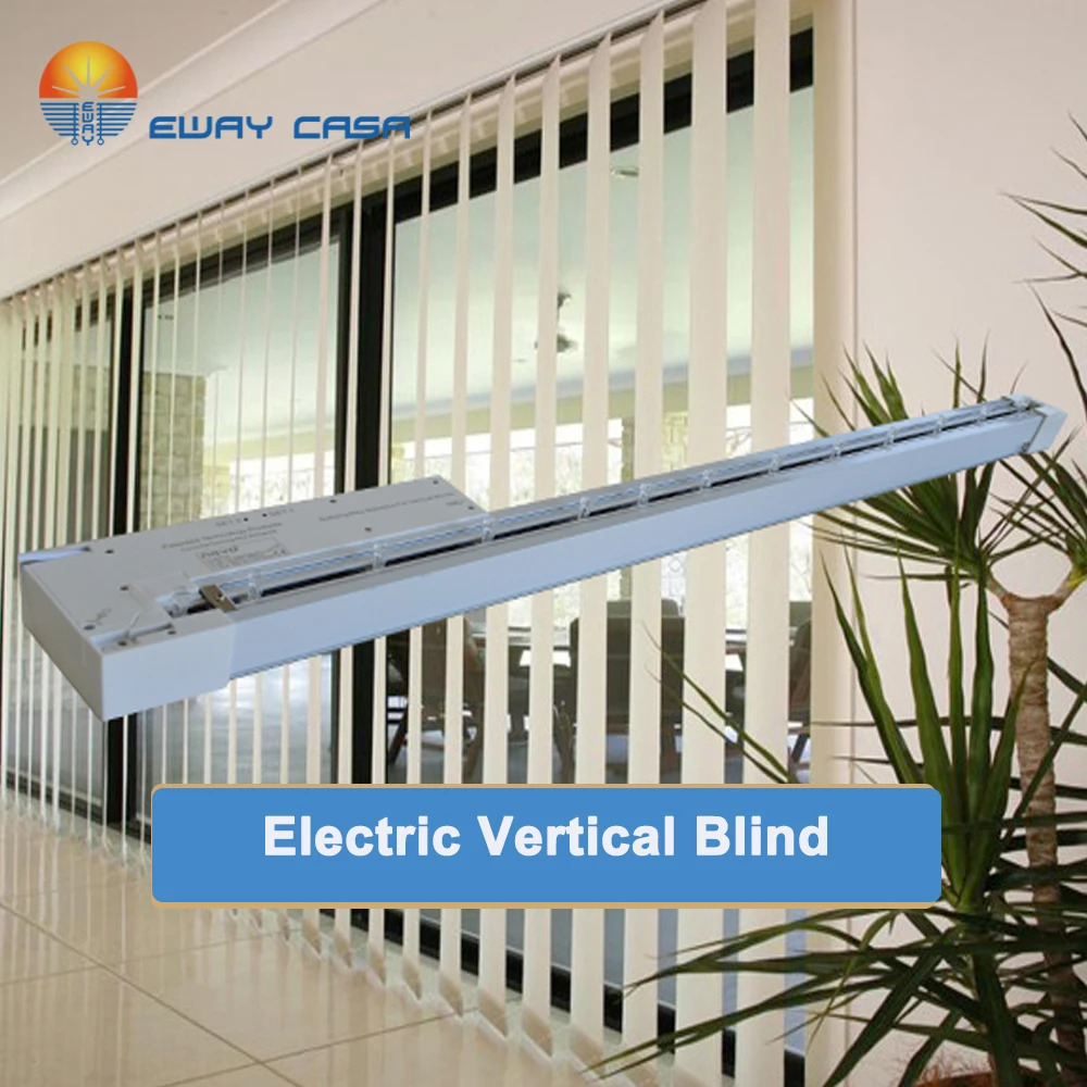 

Electric Vertical Blinds Motorized Vertical Blinds Works with Alexa Light Filtering Smart Window Blind MVB-FC
