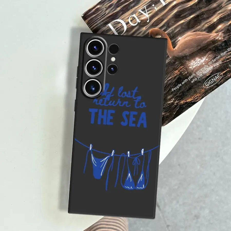 Фото Чехол для Samsung Galaxy S26 Ultra S21 FE S20 Ultra S24 S23 Note 20 8 9 10 S25 Plus S10 S9, летний чехол-накладка с дизайном в стиле купальника №5