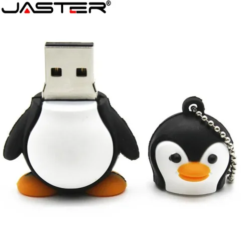JASTER USB-флешка пингвин 4/8/16/32/64 ГБ