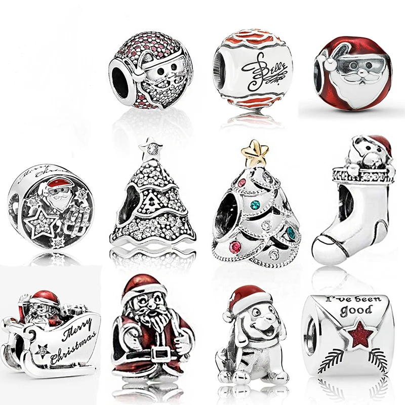 

Brand New Fashion Classic 100% High-end 1:1 925 Silver Beads, Personalized Cute Charm Bracelet Jewelry Original Diy