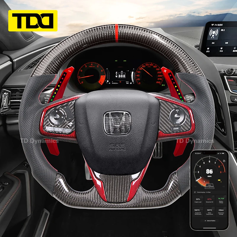 

TDD Smart Paddle Shifter Model Smart ONE for Honda Accord Civic, Type R