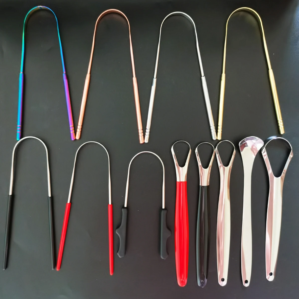 Портативный однослойный скребок для языка многоразовые скребки из нержавеющей