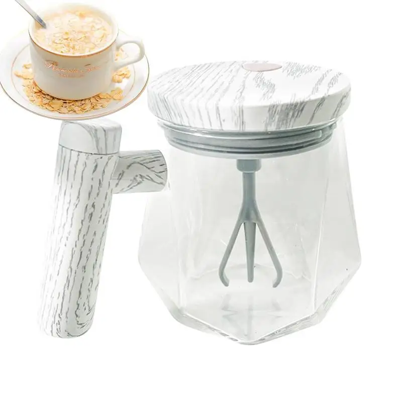 Automatic Self-Stirring Mug 400ml Glass Coffee Milk Mixing C