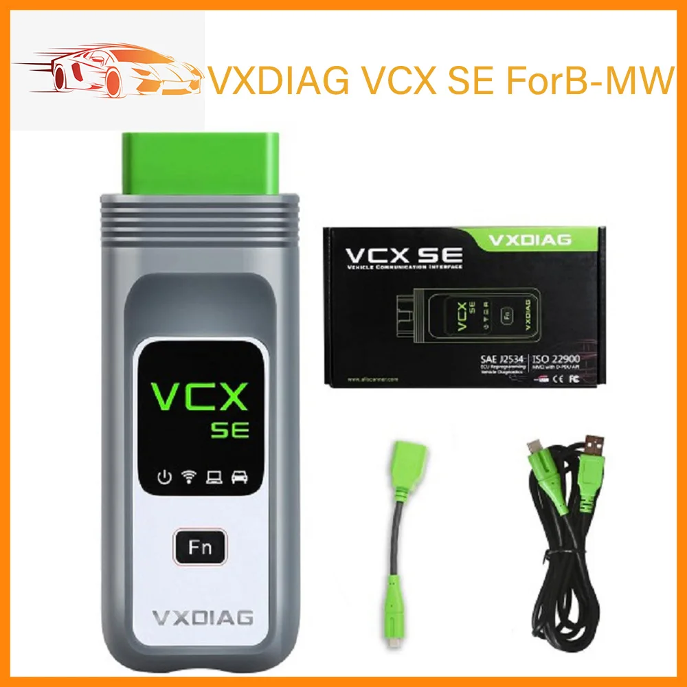 

VXDIAG VCX SE For B-M- W With WIFI OBD2 Diagnostic Tool Support ECU Programming Online Coding PK Icom Next ICOM A2 Free Shipping