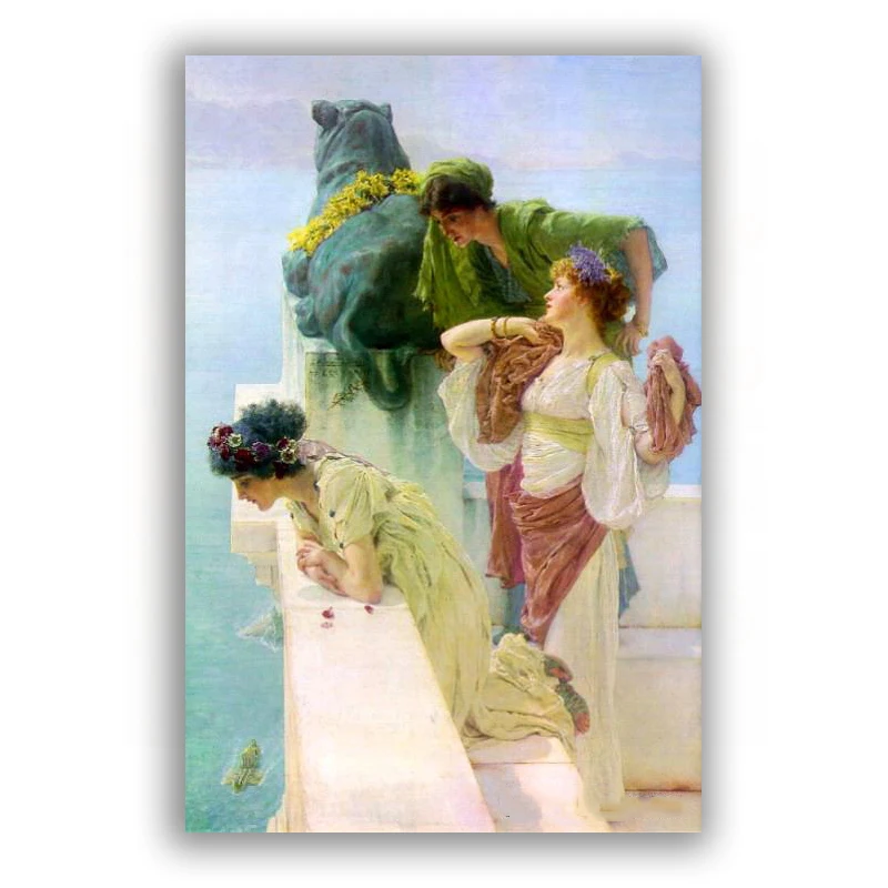 Лоуренс Альма-Тама A Coign of Vantage известная картина печать Жикле на холсте